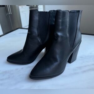 Nasty gal black ankle boots size 7